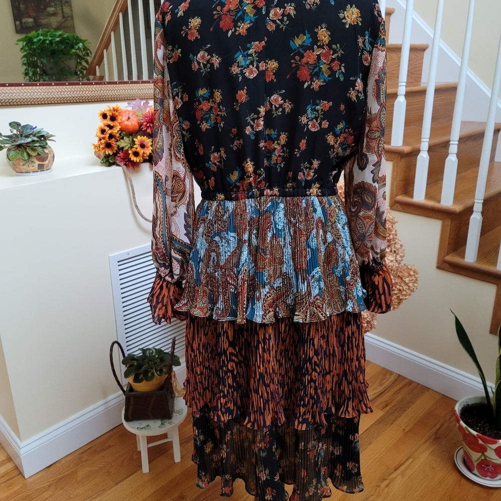 Multi-Patterned Dress - image 8